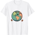 thumbnail image 1 of Exquisite and comfortable-World Traveler, Wanderlust Where to Next Around the Globe T-Shirt, 1 of 4