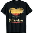 thumbnail image 1 of Exquisite and comfortable-Yellowstone - National Park Heart Vintage Love Women Kids T-Shirt, 1 of 4
