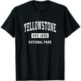 thumbnail image 1 of Exquisite and comfortable-Yellowstone Vintage National Park Sports Design T-Shirt, 1 of 7