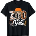 thumbnail image 1 of Exquisite and comfortable-Zoo Giraffe Crew Leopard Safari Animal Zoo Keeper T-Shirt, 1 of 4
