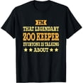thumbnail image 1 of Exquisite and comfortable-Zoo Keeper Job Title Employee Funny Worker Zoo Keeper T-Shirt, 1 of 4