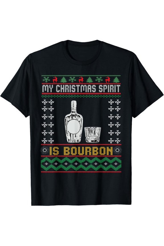 Exquisite and comfortable-|funny bourbon christmas gift T-Shirt