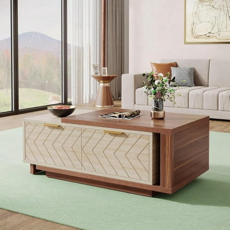 Exquisite and beautiful coffee table, tea table, spacious, sturdy and stable, elegant design, adding a touch of exquisite elegance and art, suitable for living room, bedroom.