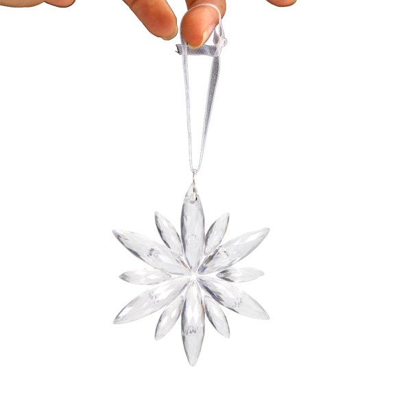 Exquisites Acrylic Snowflake for Festival Home Tree Decorations