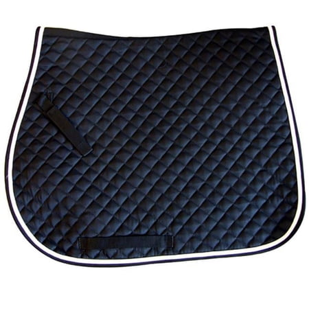 Exselle 158553WW All Purpose Quilted Saddle Pad - White & White