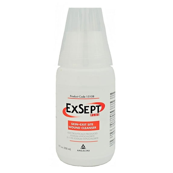 Exsept Plus Wound Cleanser 250 mL Pump Bottle , 24 Ct