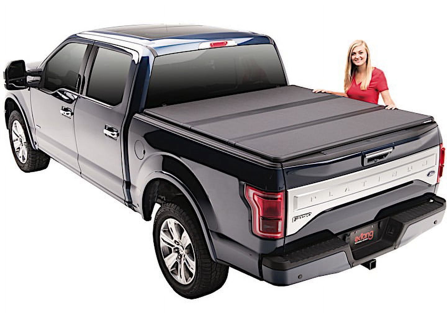 Extang 83835 Solid Fold 2.0 Tonneau Cover; Black Textured Paint; Fits select: 2016-2023 TOYOTA TACOMA