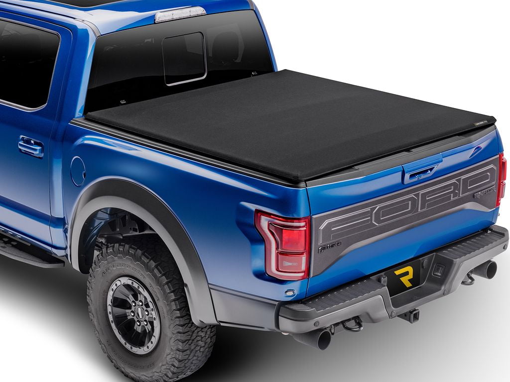 RealTruck Extang Trifecta Signature 2.0 Soft Folding Tonneau Cover Fits 2019-2024 Dodge Ram 1500 w/ RamBox, w/ Silver Cargo Rails 5'7" Bed