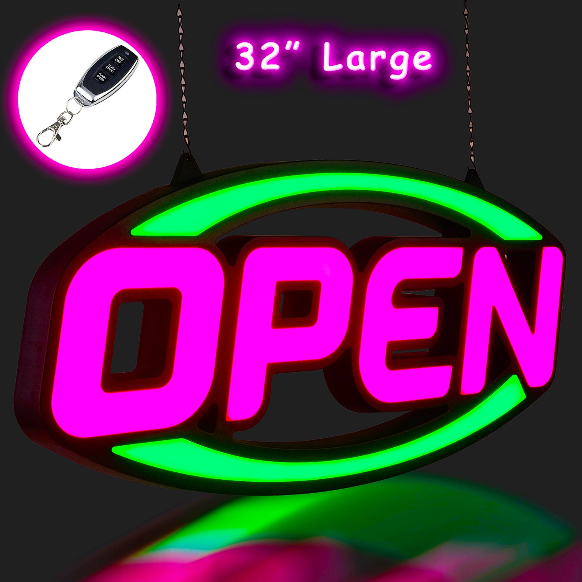 LED　open　Sign Amazon.com : 30