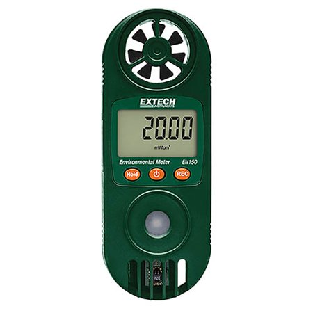 Extech EN150 Compact Hygro-Thermo-Anemometer with UV Light Sensor