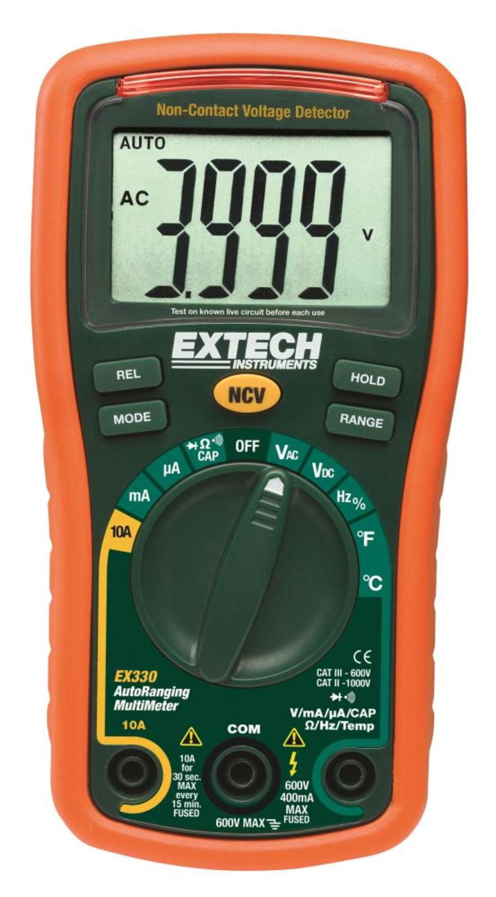 Extech EX330 Handheld Multimeters - Type: Digital, Style: Hand-Held