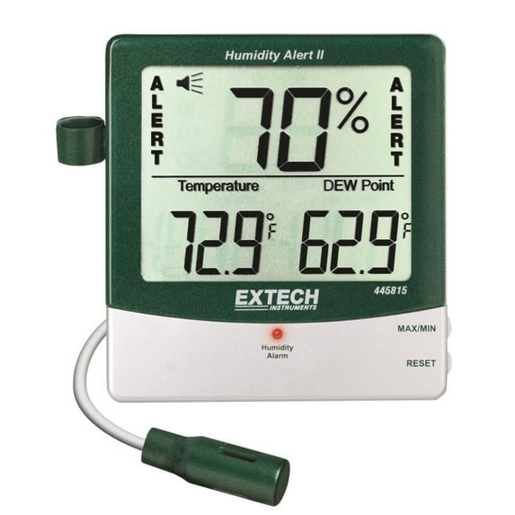 Extech Hygro-Thermometer Humidity Alert With Dew Point