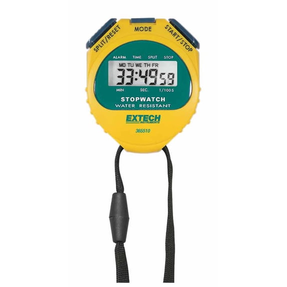 EXTECH 365510 Digital Stopwatch,Water Resistant
