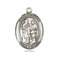 thumbnail image 1 of Extel Large Oval Pewter St. Joachim Medal, Made in USA, 1 of 10