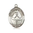 thumbnail image 1 of Extel Large Oval Pewter St. Katharine Drexel Medal, Made in USA, 1 of 10