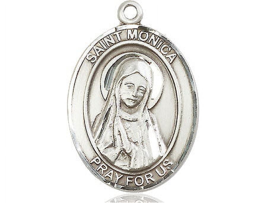 Extel Large Oval Pewter St. Monica Medal, Made in USA - Walmart.com