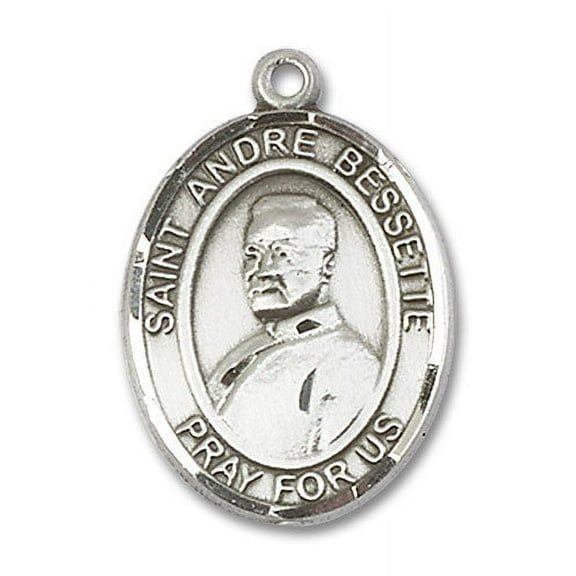 Extel Large Oval Sterling Silver St. Andre Bessette Medal, Made in USA