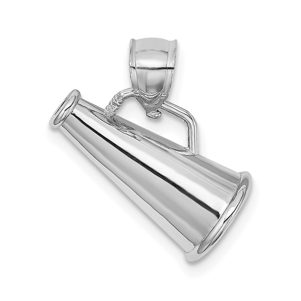 Extel Medium 14K White Gold 3-D Megaphone Charm - Walmart.com