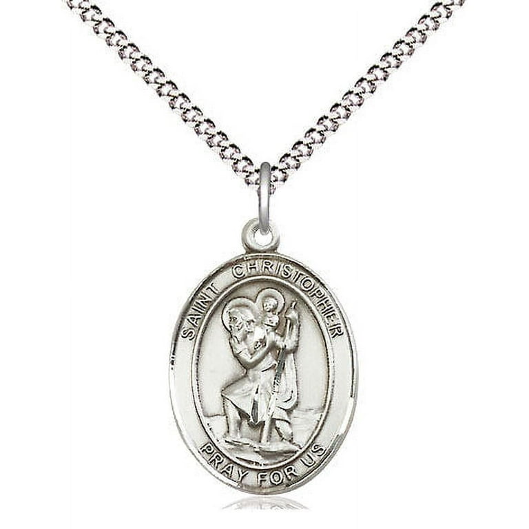 St christopher hotsell necklace walmart