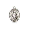 thumbnail image 1 of Extel Medium Oval Pewter St. Clement Medal, Made in USA, 1 of 10