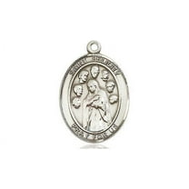 Extel Medium Oval Pewter St. Felicity Medal, Made in USA