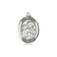 thumbnail image 1 of Extel Medium Oval Pewter St. Joseph Medal, Made in USA, 1 of 10