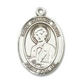 thumbnail image 1 of Extel Medium Oval Sterling Silver St. Dominic Savio Medal, Made in USA, 1 of 10