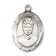 thumbnail image 1 of Extel Medium Oval Sterling Silver St. Josephine Bakhita Medal, Made in USA, 1 of 10