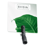 Extend-A-Vue Telescoping Rectangular Inspection Mirror, Threaded Adapter, 8" x 10"