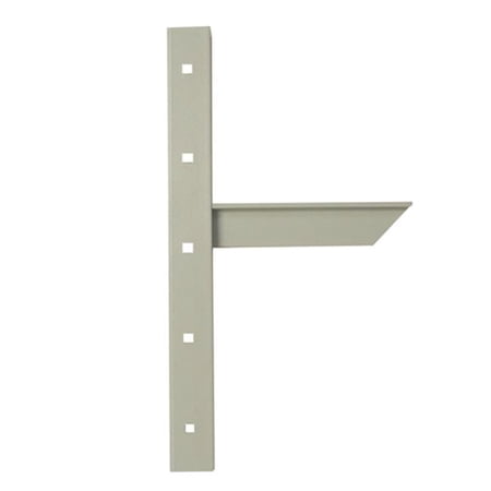 Extend Concealed Shelf Sprt Bkt 12 in. - Gray
