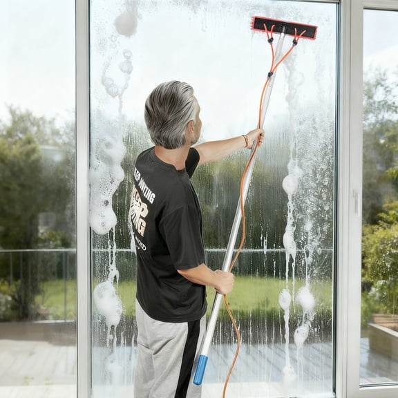 Extendable 26ft Water Fed Pole Kit Water Fed Pole Brush 3 in 1 Window Cleaning