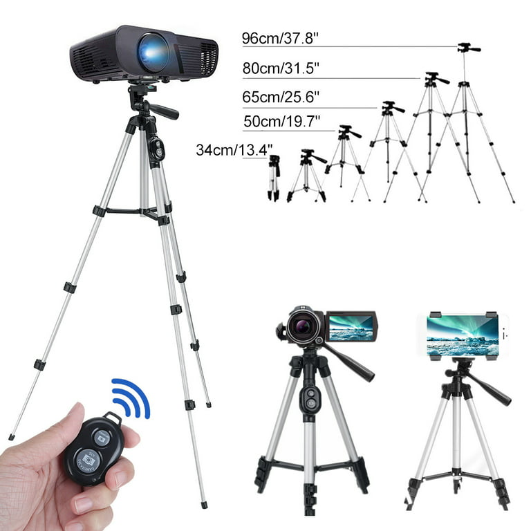 Extendable 36-100cm Camera Tripod Stand Mount Phone Holder 360° Rotation  with bluetooth Remote Control