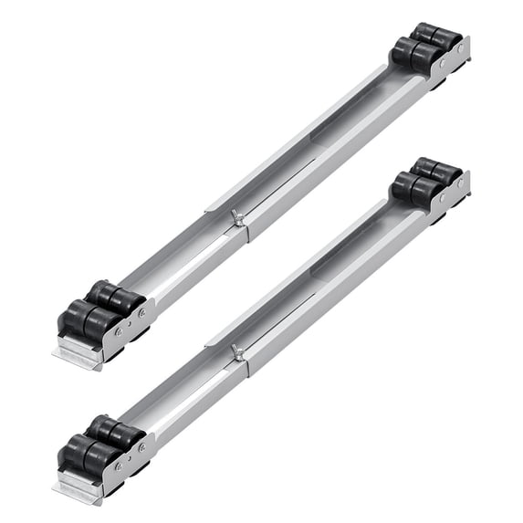 Extendable Appliance Rollers for Refrigerator, Washer & Dryer - 660 lbs Heavy Duty Dolly Mover - Adjustable Furniture Sliders, White