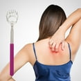 thumbnail image 1 of Extendable Back Scratcher Stainless Steel Telescopic Massage Tool for Adults Bear Rake Design Instant, 1 of 4
