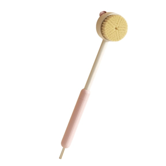 Extendable Bath Brush for Daily Shower Routines, Long Handle Body Brush for Back Washing and Body Cleansing at Home
