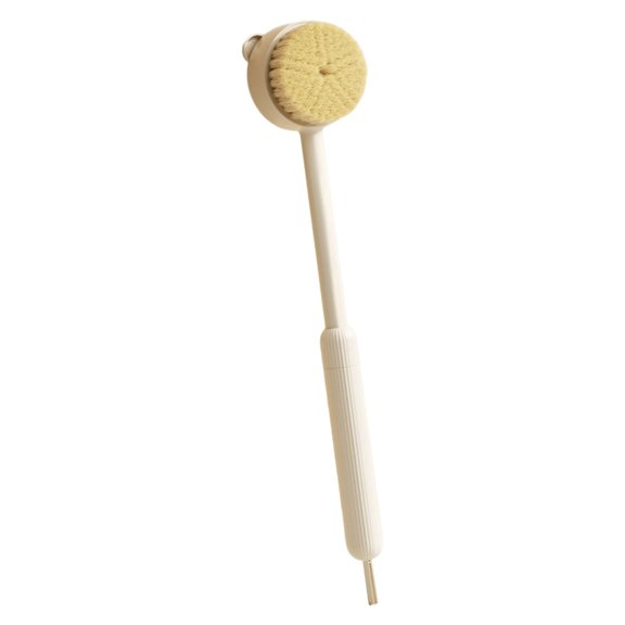 Extendable Bath Brush with Long Handle for Daily Shower Back Cleansing