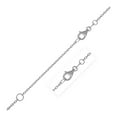 thumbnail image 1 of Extendable Cable Chain in 14k White Gold (1.2mm) Size 18 inches, 1 of 2