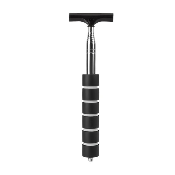 Extendable Car Window Scraper Steel Frame Retractable Design for Windshield & Side Glass