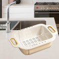 thumbnail image 1 of Extendable Colander Over the Sink Strainer Basket, Extendable Sink Colander, Wash Fruits and Vegetable, Drain Pasta and Dishes White, 1 of 8