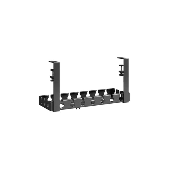 Extendable Desk Mount Cable Tray Mild Steel Mess Complimentary Storage Solution for Office Home