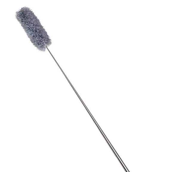 Extendable Duster Long Handle for High Reach Cleaning, Bendable Cobweb Duster for Home, 110 in