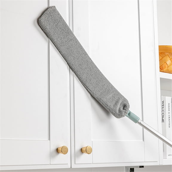 Extendable Duster - Telescopic Pole With Soft Microfiber Bristles Extends To Clean High Ceilings, Furniture, Car Interiors, & Hard-To-Reach Corners - Home, Office, Car Dusting &