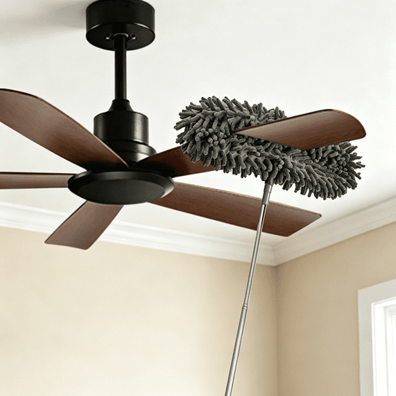 Extendable Duster | Telescoping Microfiber Dust Mop for Ceiling Fans, Blinds, and Furniture | Washable and Reusable Cleaning Brush for Home, Kitchen, and Car