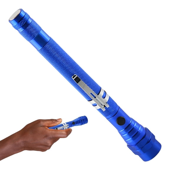 Extendable Flashlight with Magnet | Magnetic Pickup Tool with LED Lights | 360 Swivel Cool Gadget, Multi-Purpose Flashlight for Women Men