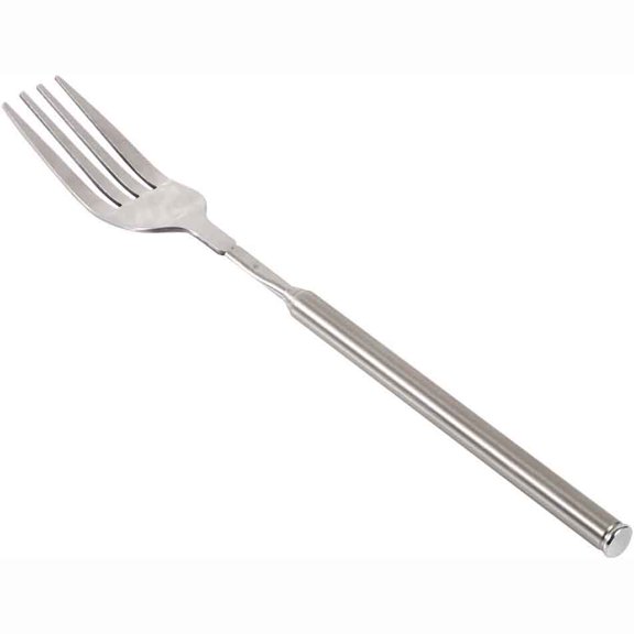 Extendable Fork, Expandable Telescopic BBQ Fork, Stainless Steel, Extendable Handle