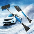 thumbnail image 1 of Extendable Ice Scraper Snow Brush, 4-in-1 Telescopic Snow Removal Tool with Rotating Brush Head, Flexible Snow Sweeping and Frost Clearing, Portable Winter Car Cleaning for Vehicles and SUVs-A, 1 of 8