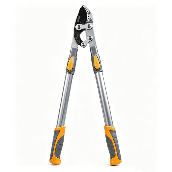 Extendable Loppers Heavy Duty Compound Action Tree Trimmer, Extendable Aluminum Handle Pruning Shears with SK5 Sharp Blades, Ergonomic Non-Slip Grip Garden Loppers for Thick Branches & High Bra