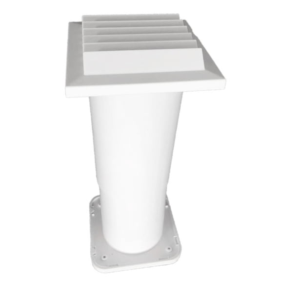 Extendable Metal Ventilation Systems Double Direction Air Exchange Meshing Rainproof for H