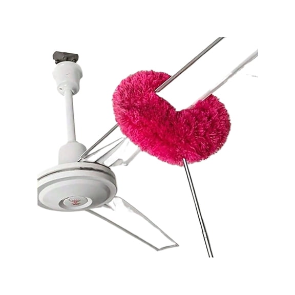 Extendable Microfiber Ceiling Duster, Washable & Flexible for Fans & High Places