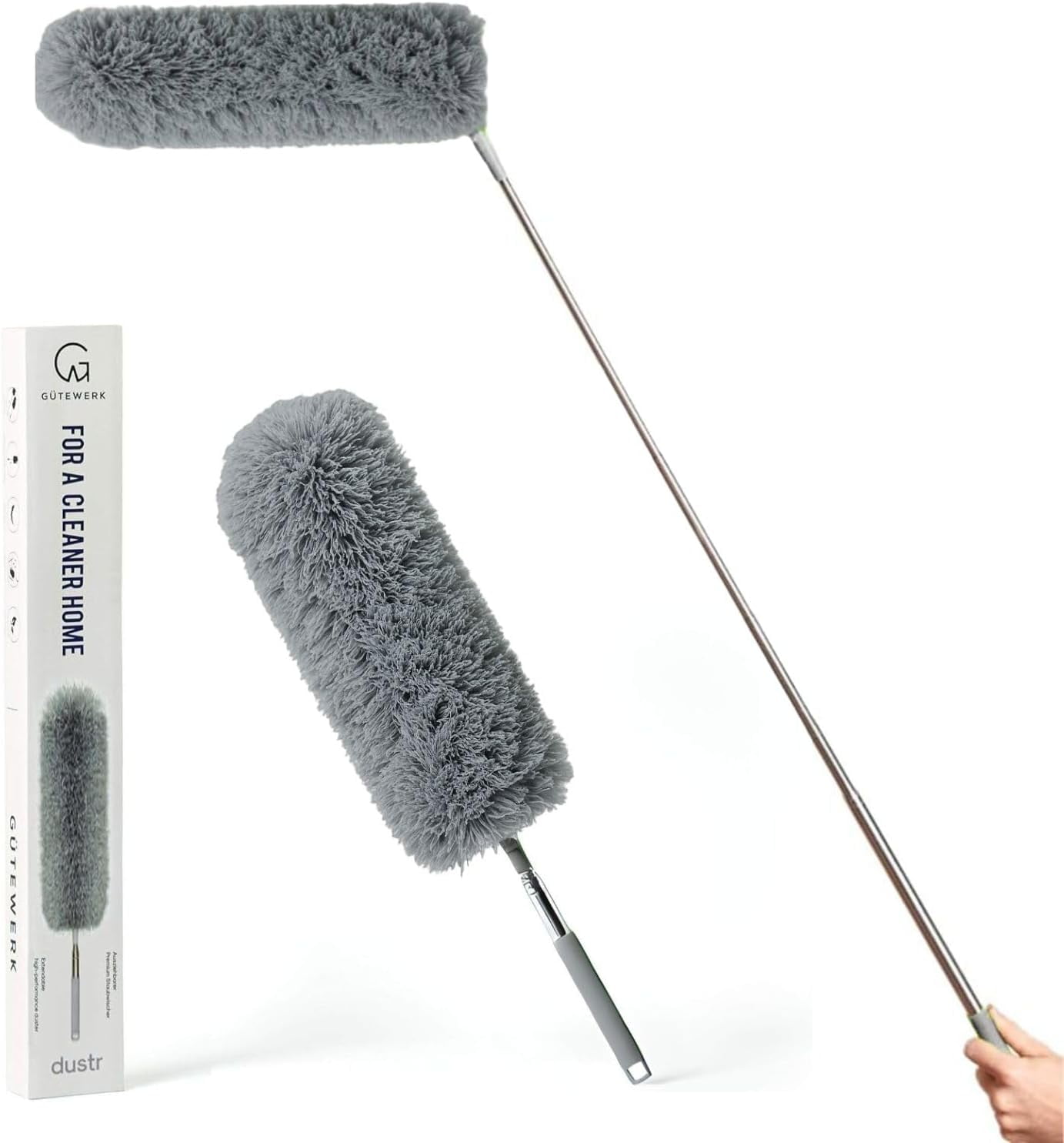 Extendable Microfiber Feather Duster, Feather Dusters for Cleaning ...